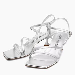 Stuart Weitzman Oasis 50mm Strappy Leather Sandals size 9